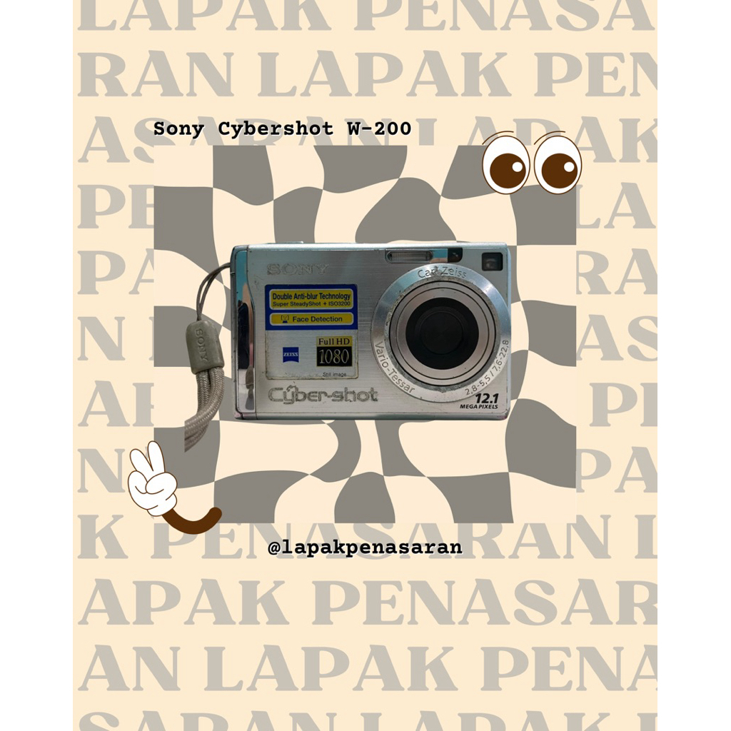 Digicam Sony Cybershot DSC-W200