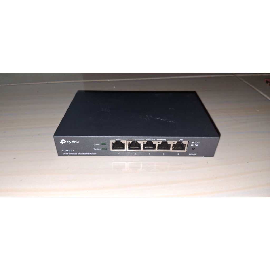 Router TP Link TL-R470T+ Lengkap +Adaptor