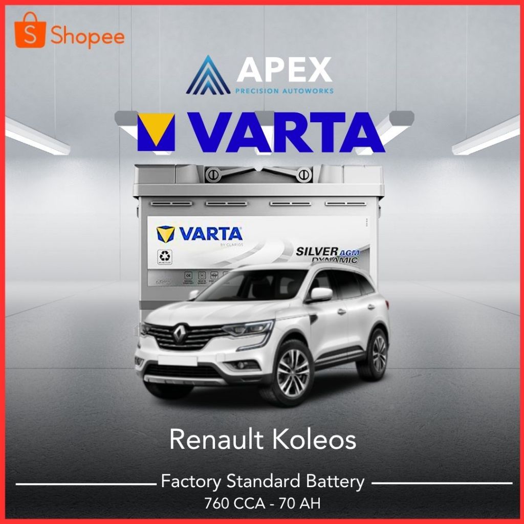 Aki VARTA SILVER DYNAMIC AGM RENAULT KOLEOS