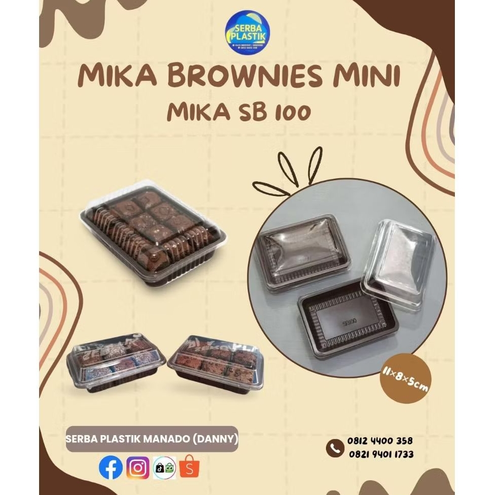Mika SB 100 Mika Brownies Mini @50pcs