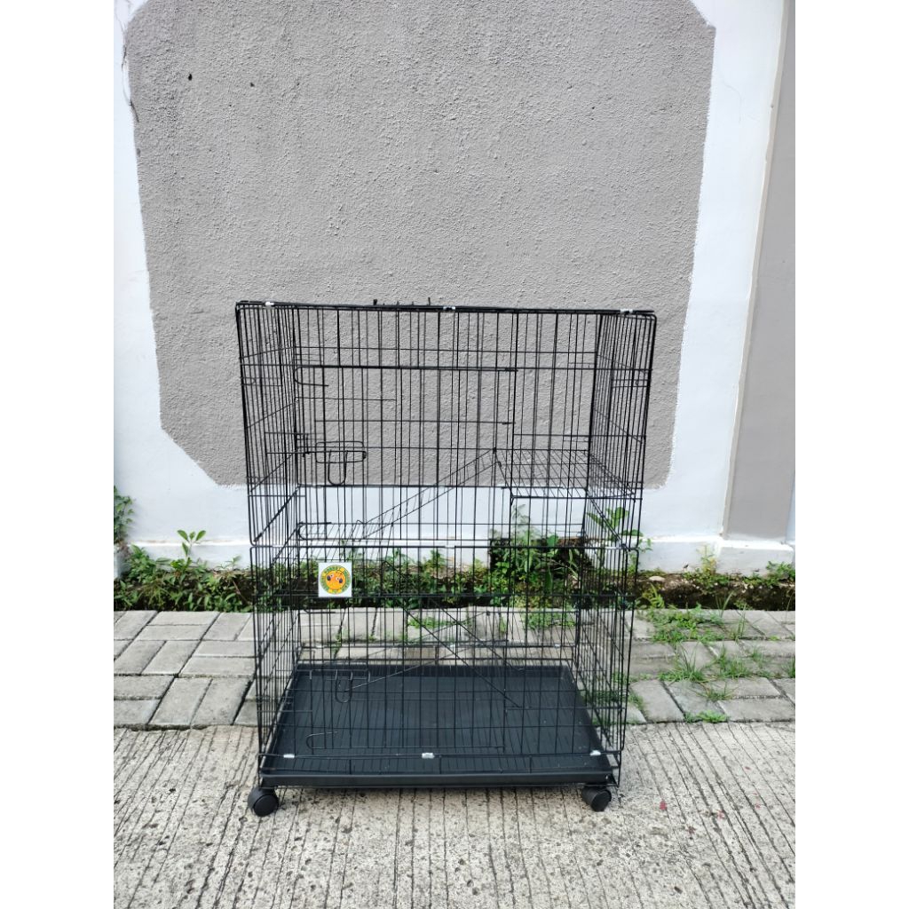 Kandang Kucing Tingkat 3 / Kandang Kucing Jumbo / kandang Kucing Super /  kandang Kucing Murah