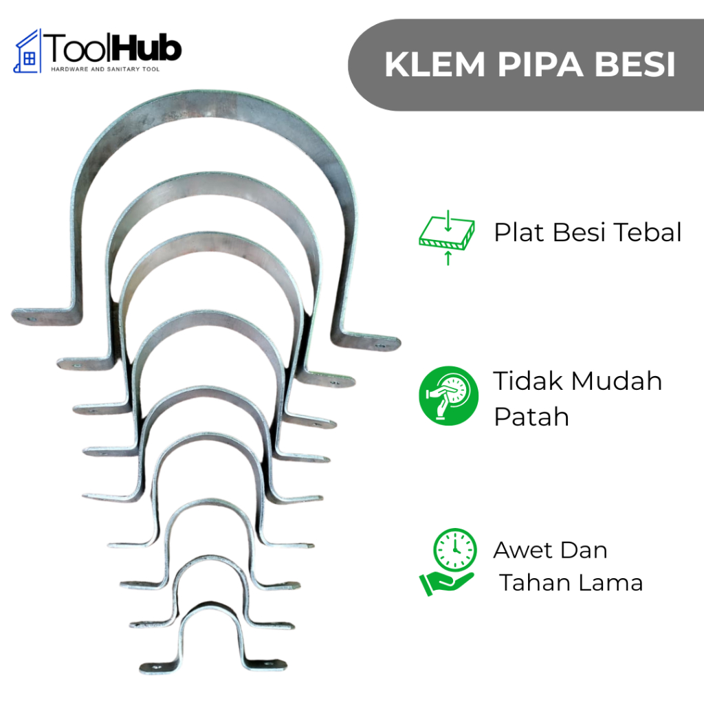 KLEM PIPA BESI TEBAL | KLEM PIPA AWET | KLEM PIPA KUAT