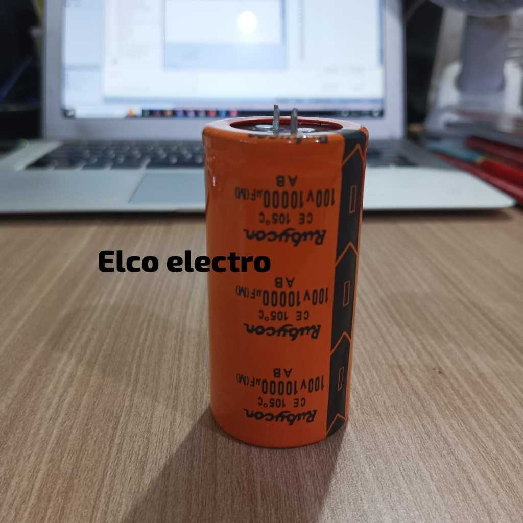 Elco 10000UF/100V Rubycon Orange AB