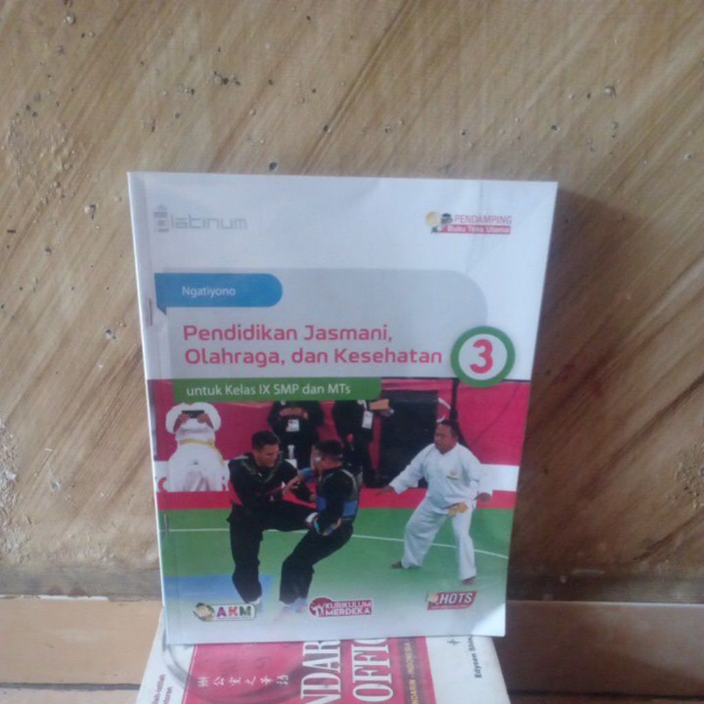 bekas bersih; Pendidikan Jasmani,Olahraga & Kesehatan PJOK 3 untuk SMP kelas 9 Kurikulum Merdeka Pla