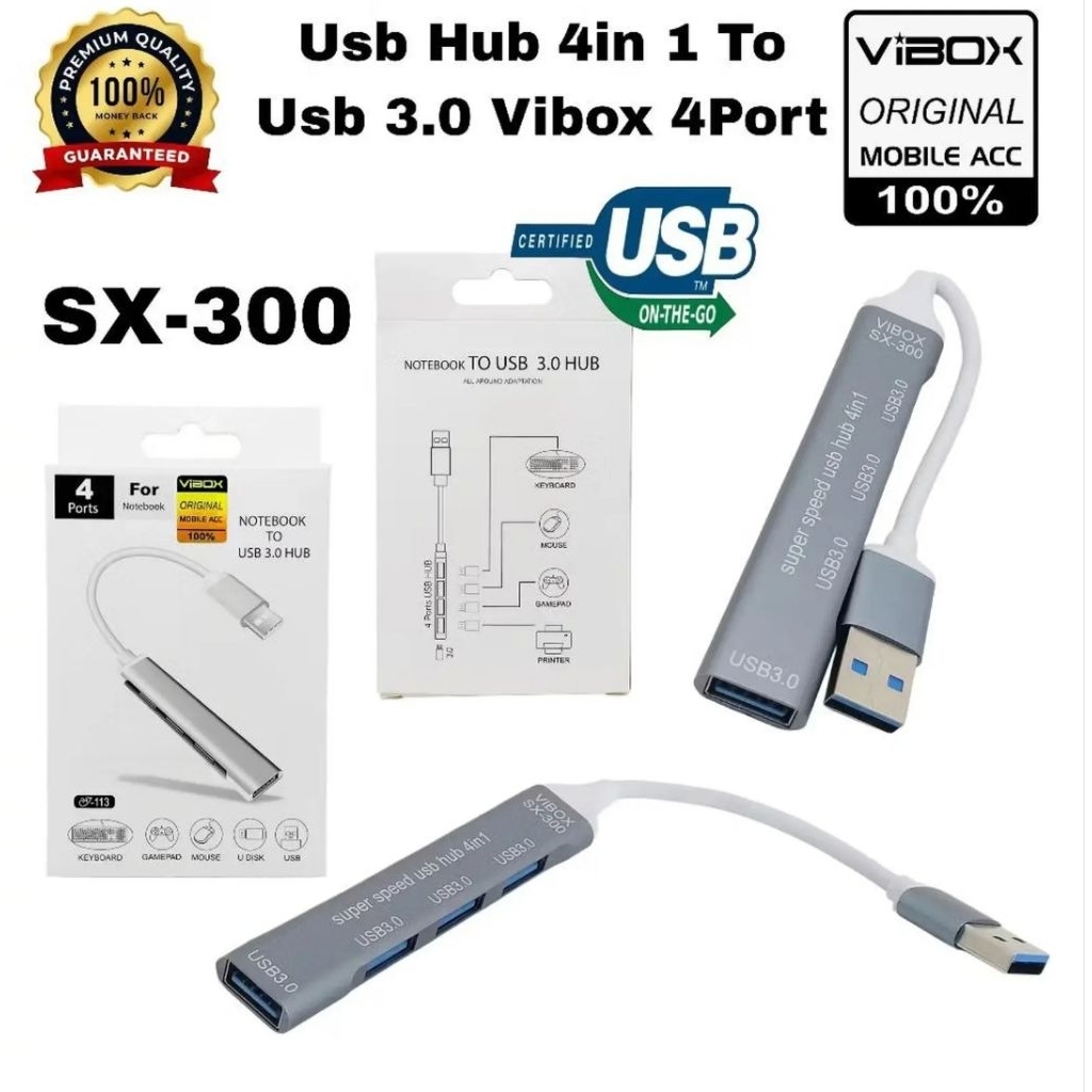 USB Hub 4port High Speed/USB 3.0 hub Adaptor Spliter