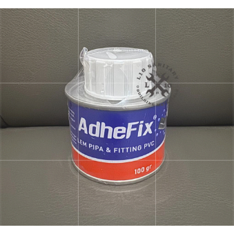 Lem PVC Adhefix Kaleng 100Gr / Lem Pipa Pralon PVC Kaleng 100 Gram