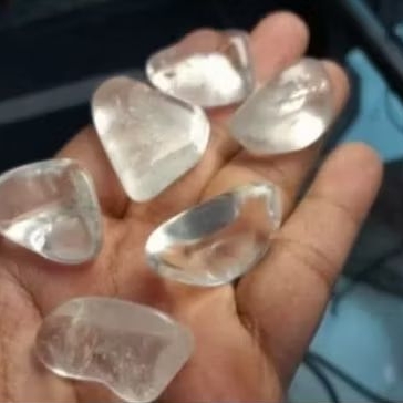 batu akik natural bongkahan tunggal kecubung es kalimantan