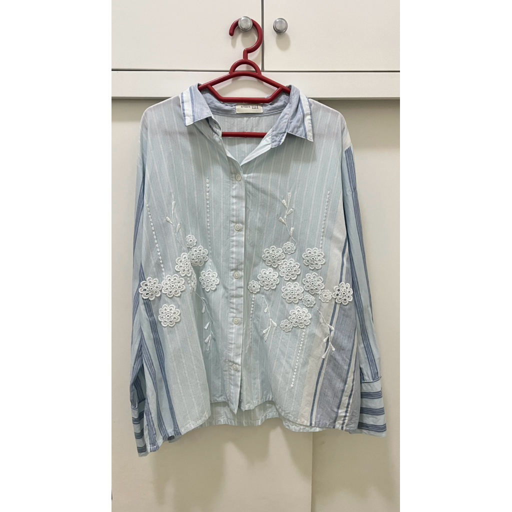 preloved studio tui gaea shirt in blue