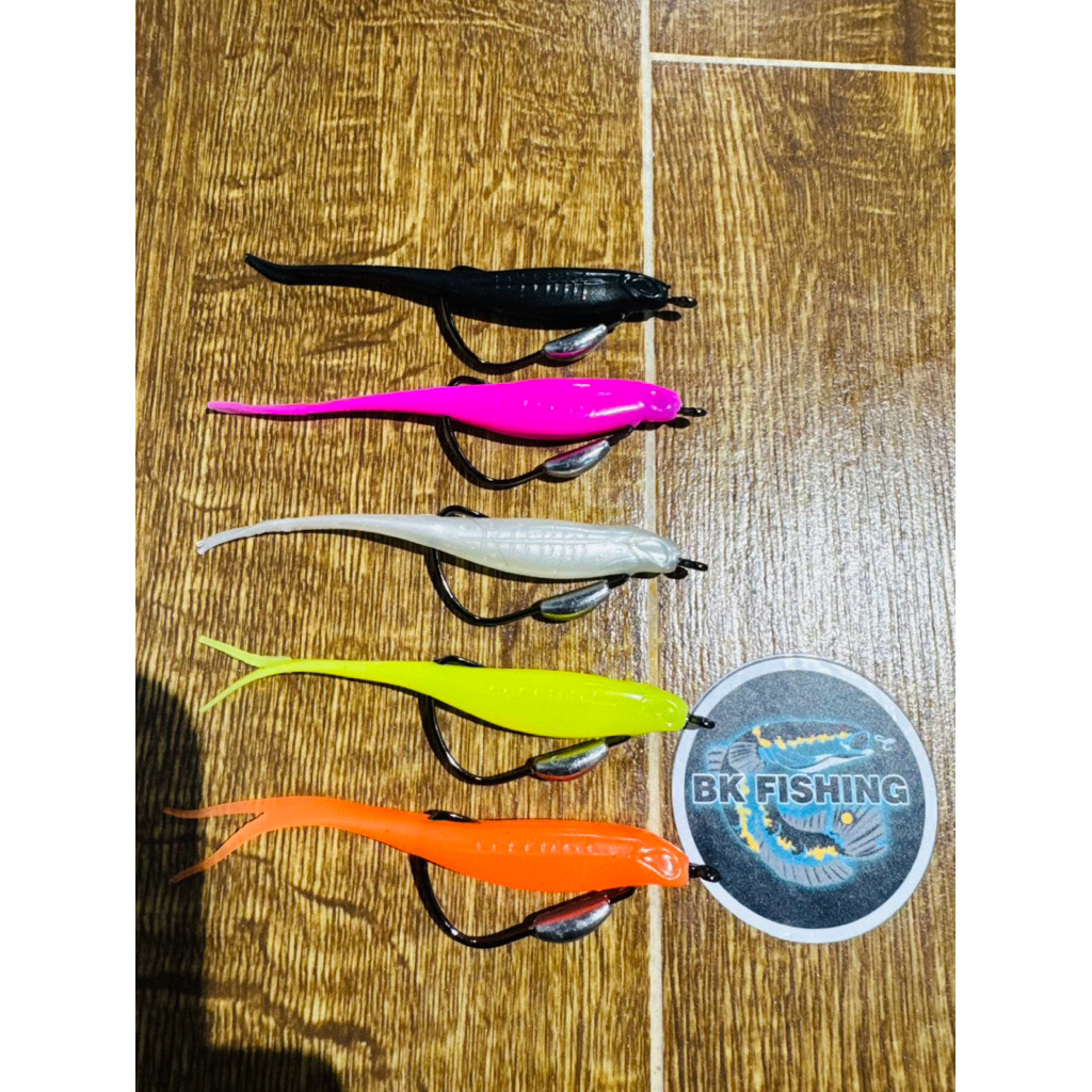 PROMO SILENCER 10CM PLUS HOOK TIMAH OZMY || UMPAN CASTING IKAN GABUS TOMAN