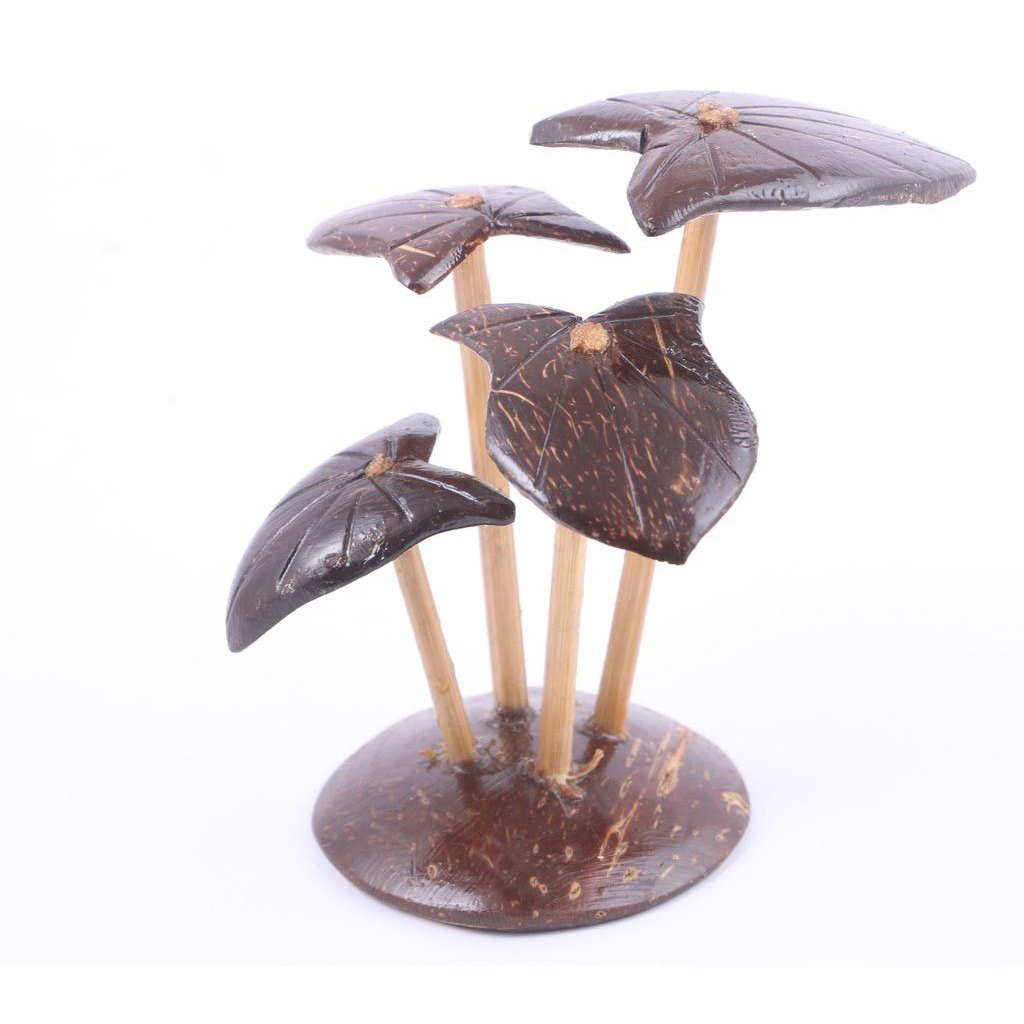 C002 hiasan, bunga batok kelapa, bunga hias tempurung kelapa