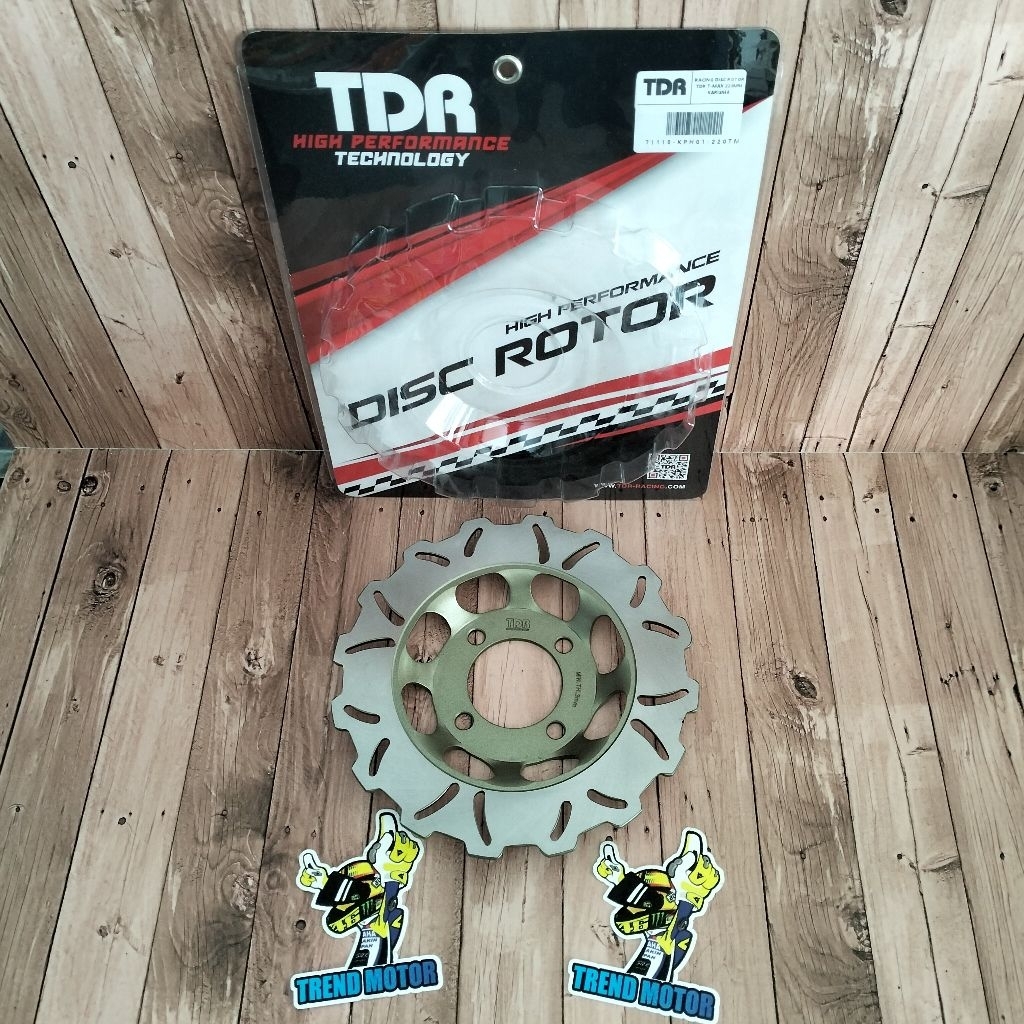 Disc Cakram Piringan Depan TDR Racing Supra X 125 Kharisma