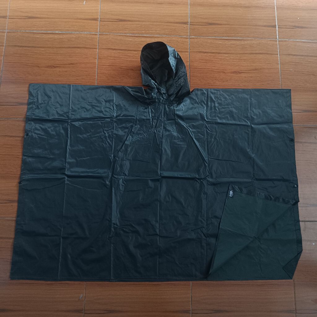 Jas Hujan Ponco Hijau Pendidikan Polri / Ponco Hijau Pendidikan Polisi / Ponco Hijau Polri