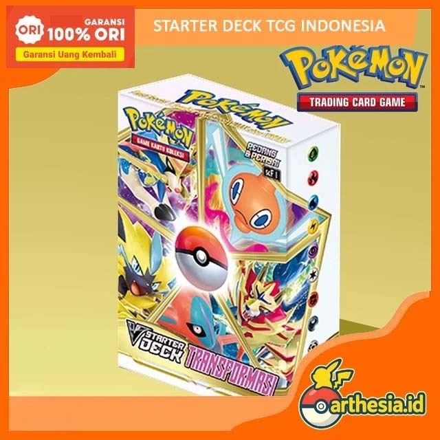 V STARTER DECK TRANSFORMASI || SERI PEDANG & PERISAI scF I SEALD || POKEMON TCG INDONESIA