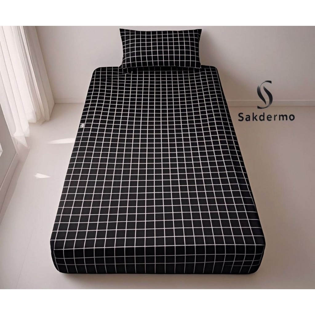 ( SPREI KOSONGAN ) kotak estetik / sprei singel motif kotak/sprei kotak estetik/sprei motif kotak 90