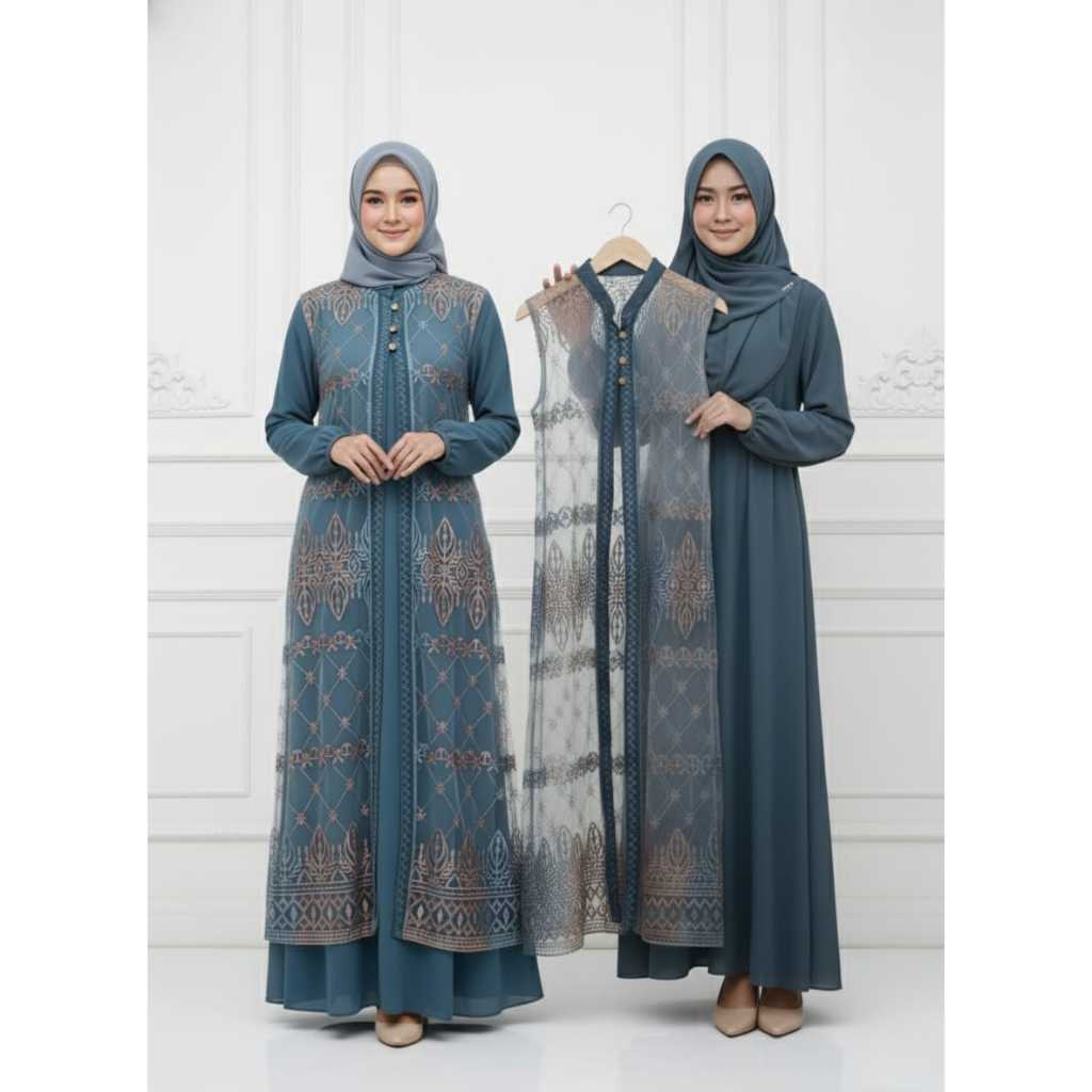 Dres Muslimah Kekinian Murah Gamis Wanita Gamis Remaja Import Gsmis Modern Ganis Cewek Cantik Bj Mus