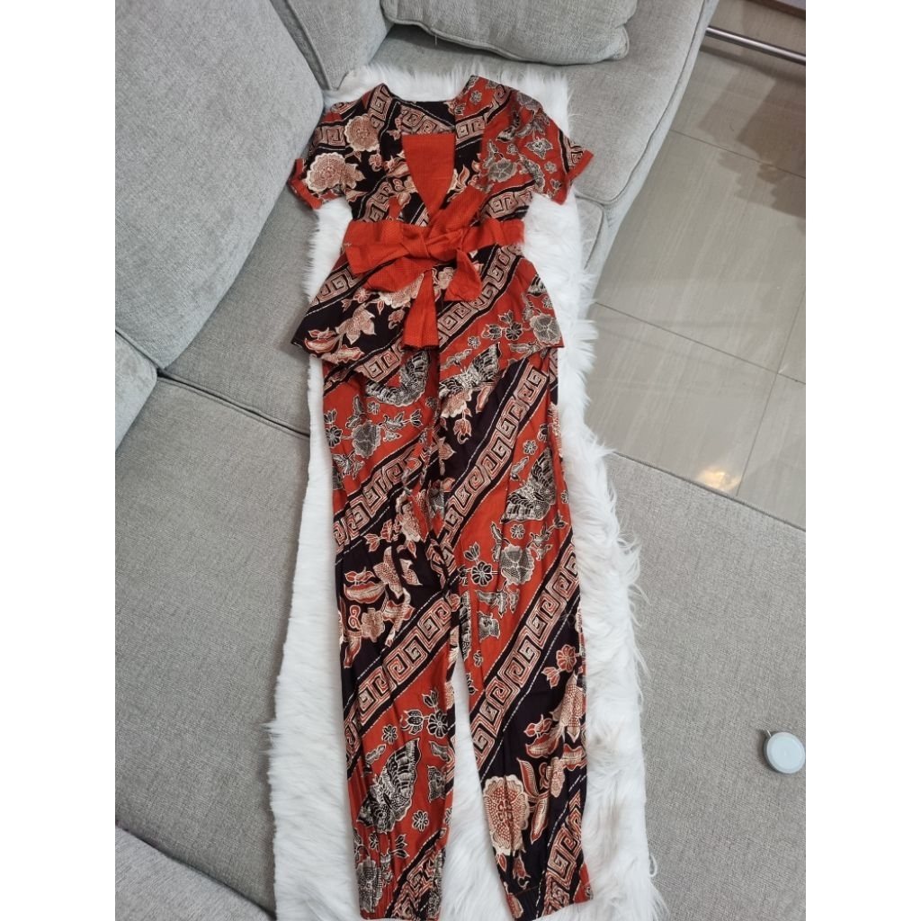 Setelan celana batik setcel batik setelan batik modern setelan batik kekinian
