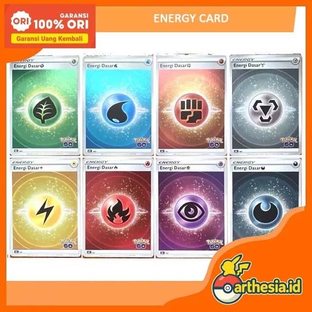 ENERGI DASAR FOIL POKEMON GO || POKEMON TCG INDONESIA