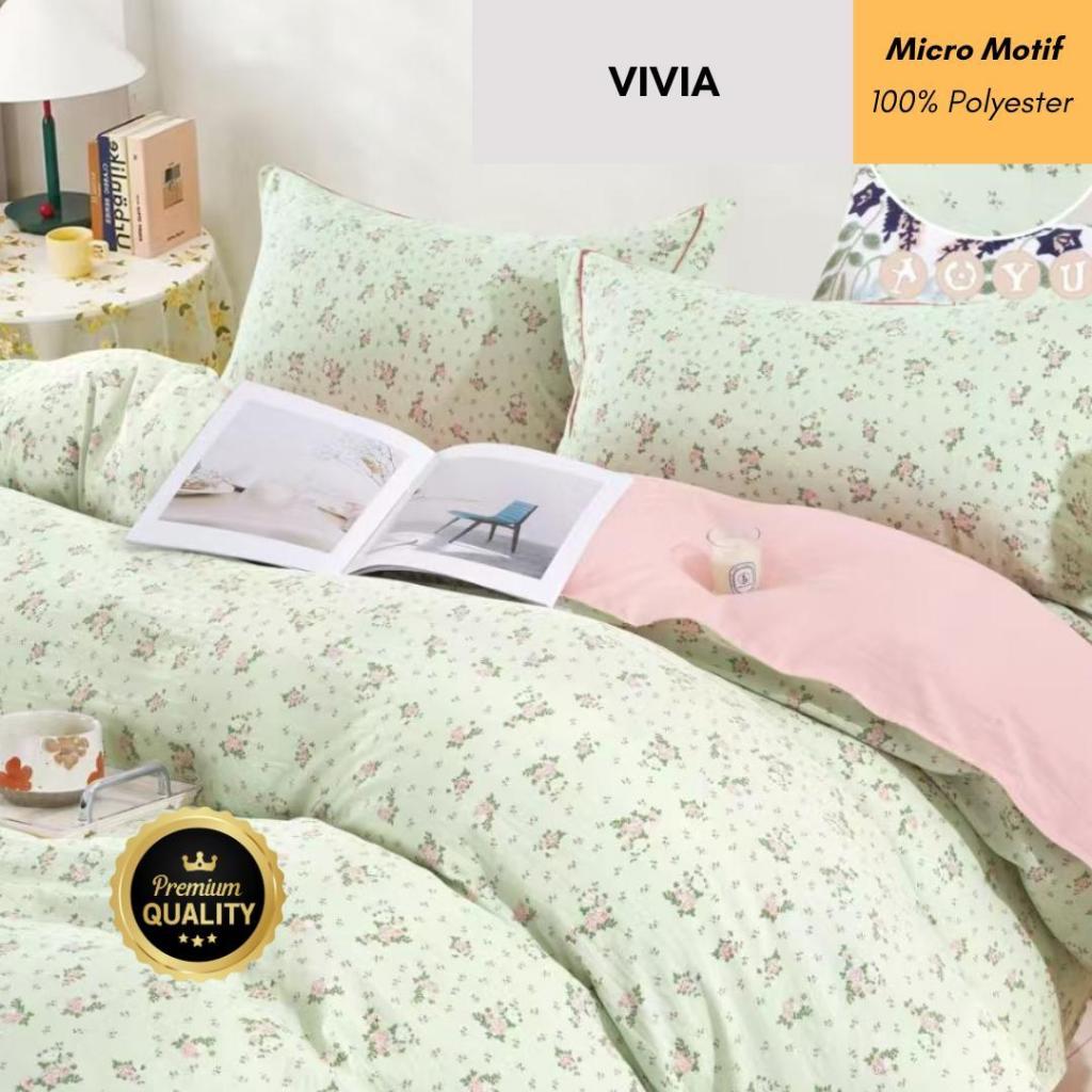 [MICROTEX] Bahan Kain Sprei Microtex Motif 100% VIVIA