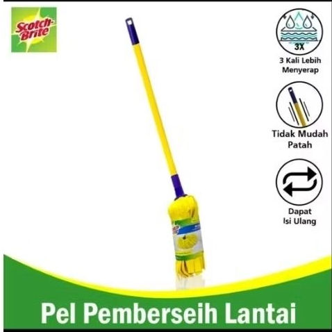Pel Scotch Brite 3M ID-72 Kuning / 3M Scotch Brite Pel Strip Kuning