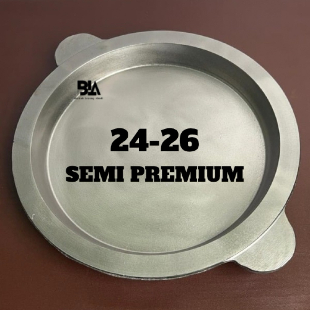 Loyang Martabak Manis SEMI PREMIUM Anti Lengket Baja Cor Tebal (FREE TUTUP)