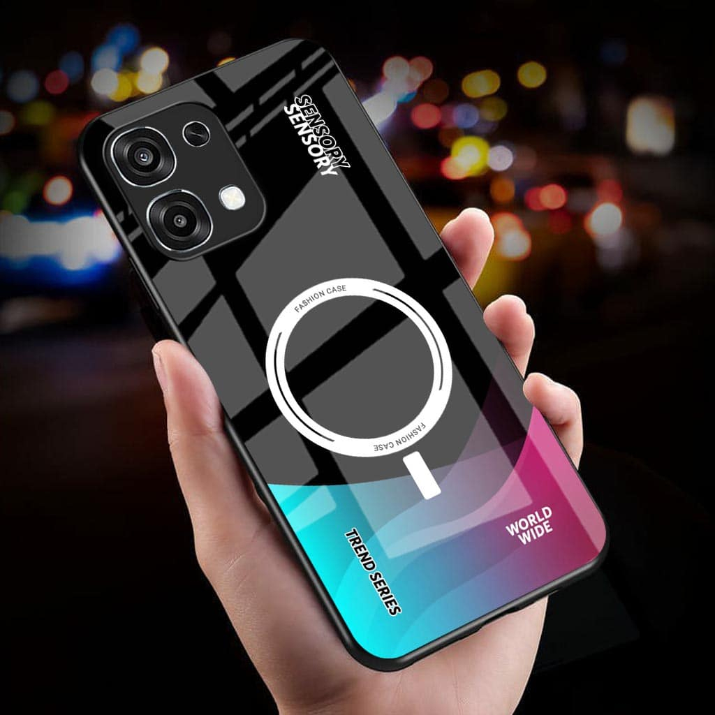 Softcase Glass  Kaca Kilau For OPPO A6 PRO -  Casing Hp OPOO A6 PRO - K111