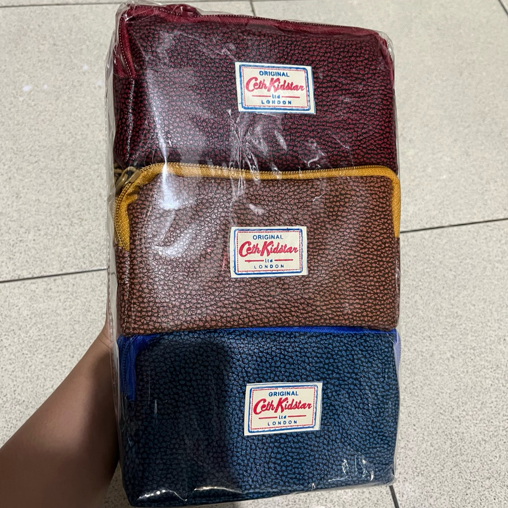 Dompet Wanita HP 3 Resleting Eco Multifungsi Pouch 3 Ruang Besar