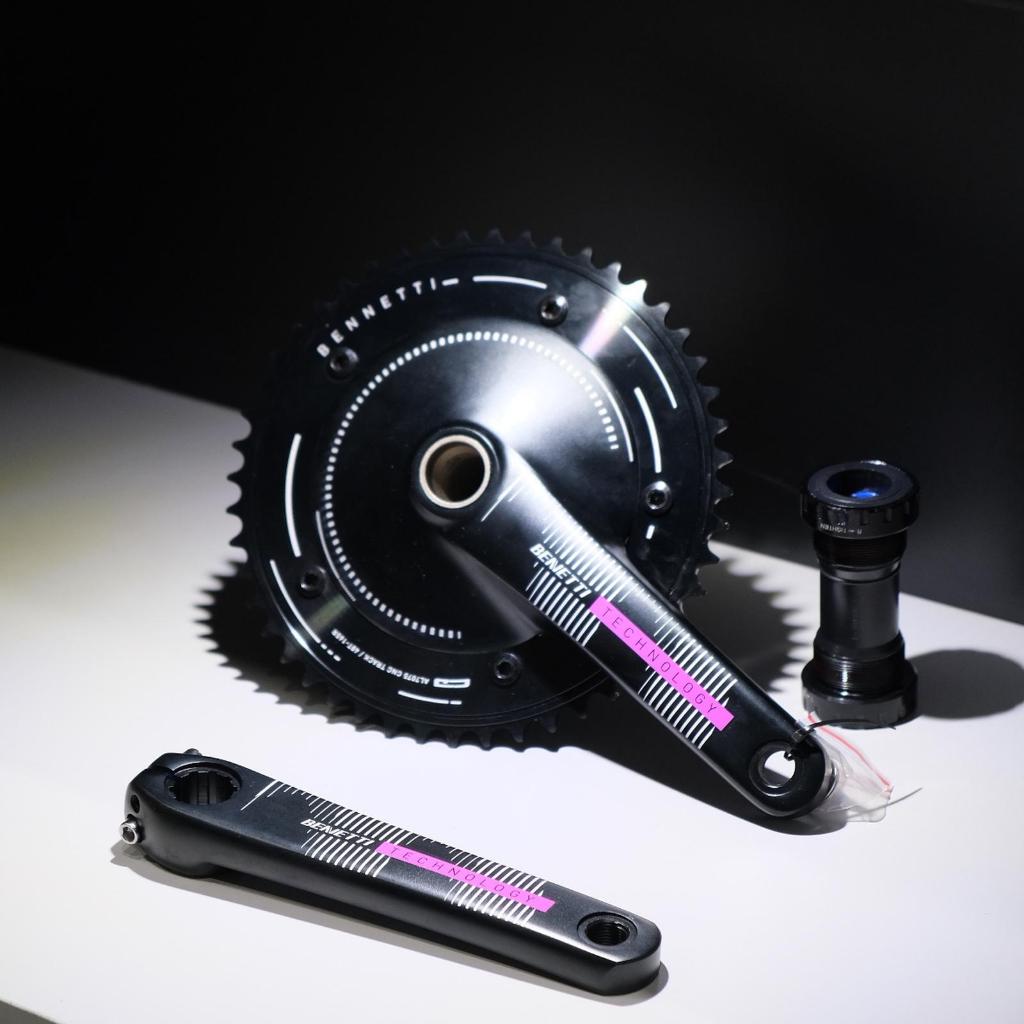 CRANKSET BJ CYCLE AERO HT2 BCD 144 48T 165mm - Crank Fixed Gear Fixie Track