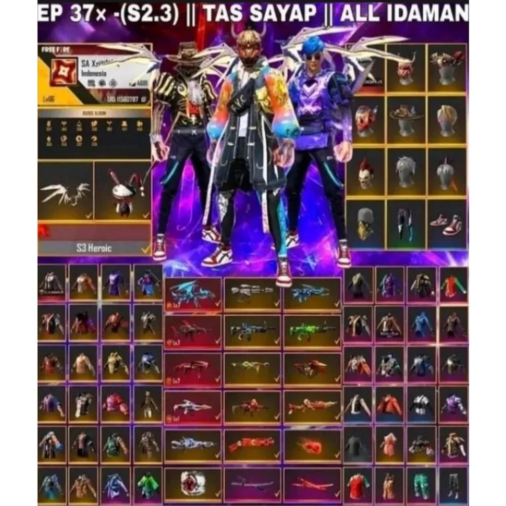 (Cek Deskripsi)================================baju pria anak laki laki jual akun ff sultan murah fu