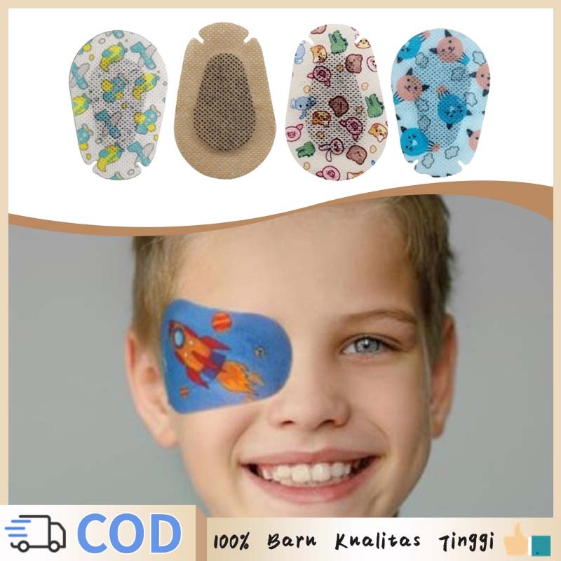 10 Lambar Eye Patch Lazy Eyes Eye Patch Lazy Eyes Anak Penutup Mata Iritasi Bantuan Untuk Ambliopia 