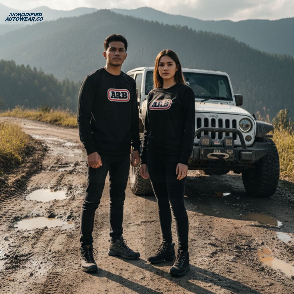 kaos jeep kaos ARB offroad modified autowear original kaos mobil jeep original ARB 4x4