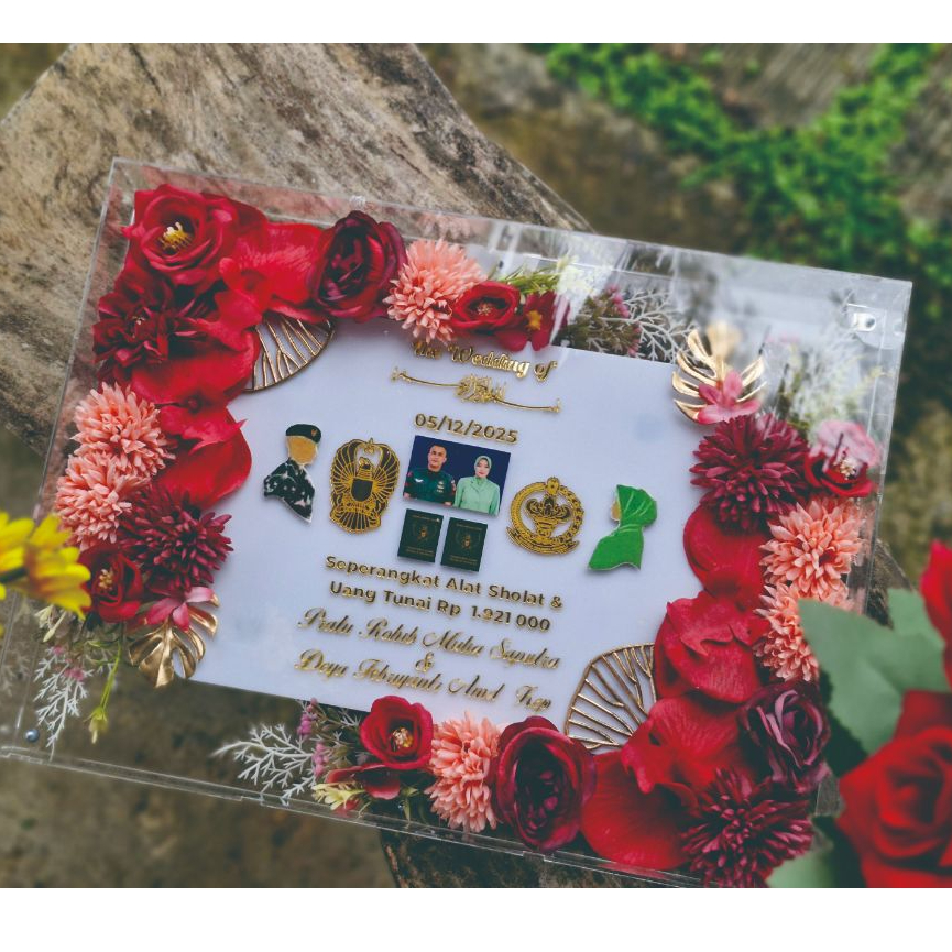 Mahar Uang Profesi Murah, FREE PACKING KAYU (1-2 HARI JADI) MAHAR BOX AKRILIK BOX MAHAR AKRILIK MAHA