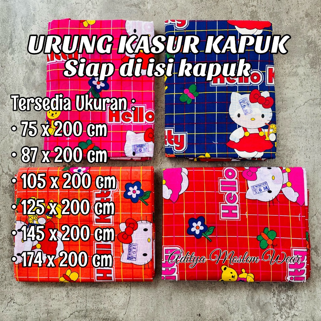 Urung Kasur Kapuk / Sarung Kasur untuk diisi Kapuk / Kulit Kasur Kapuk Katun