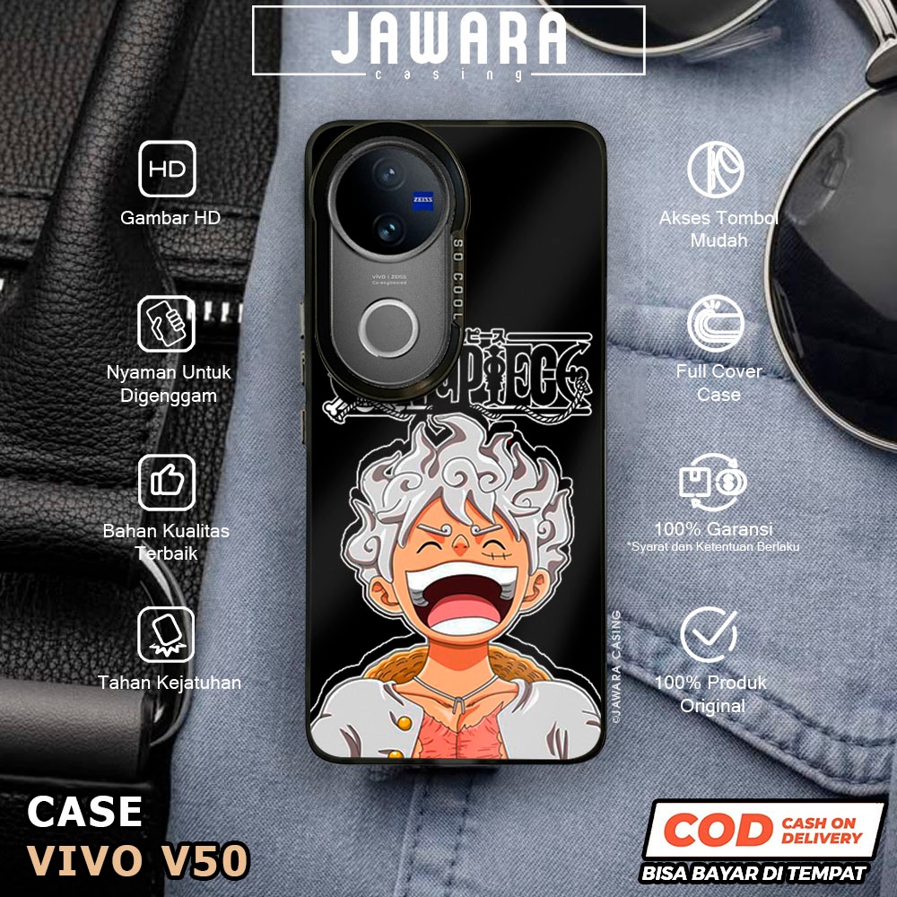 Case Hp Vivo V50 Jawara Casing [GEAR5] Premium Case So Cool Hologram Matte Soft Case Hybrid IMD