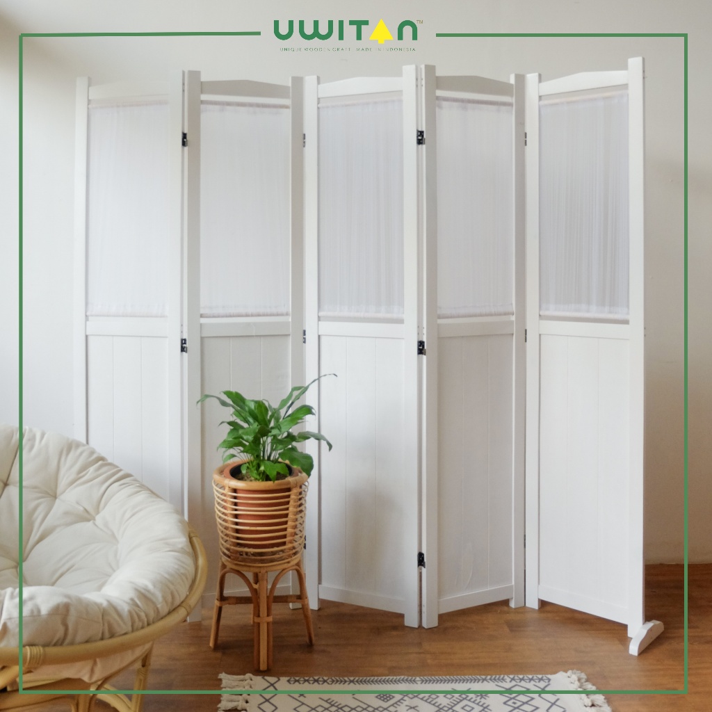 Uwitan Sketsel Vitrage All Varian – Pembatas Ruangan Partisi Ruang Tamu Sekat untuk Ruang Keluarga B