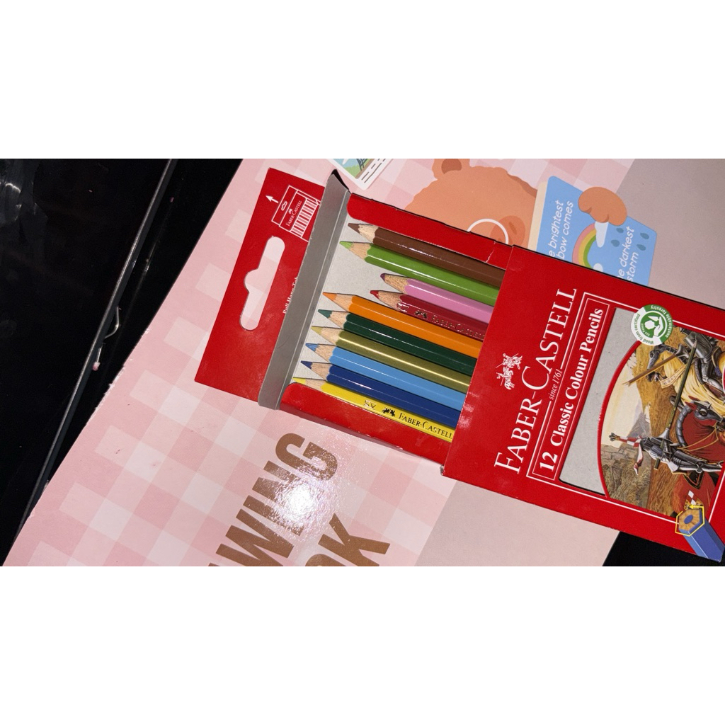 faber castel preloved free buku gambar & rautan