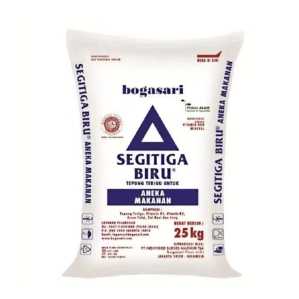 TEPUNG TERIGU SEGITIGA BIRU 25KG