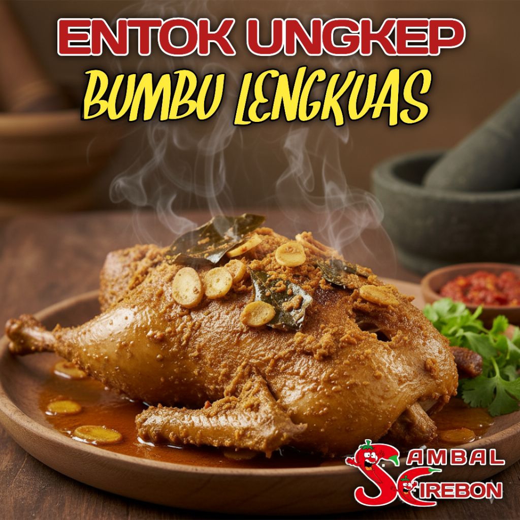 ENTOK UNGKEP BUMBU LENGKUAS frozen BONUS SAMBAL khas cirebon