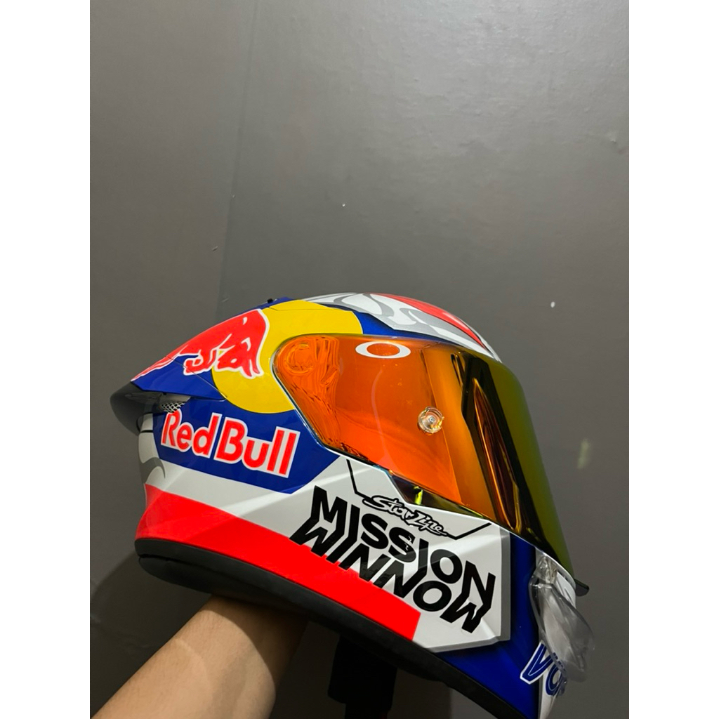 helm KYT TT COURSE repaint dovi
