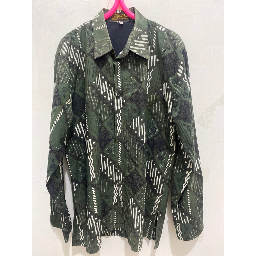 preloved batik pria/ kemeja pria/ batik mirota batik