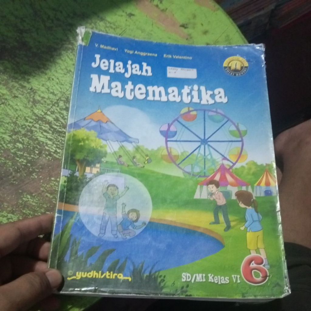 BUKU MATEMATIKA/JELAJAH MATEMATIKA SD KELAS 6 KURIKULUM K13 REVISI PENERBIT YUDISTIRA