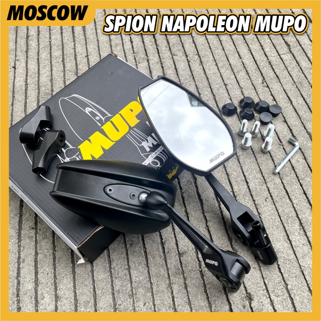 SPION NAPOLEON BATMAN PUTAR UNIVERSAL MUPO RACE SPION MOTOR MODEL NAPOLEON FULL BLACK KACA BENING CN