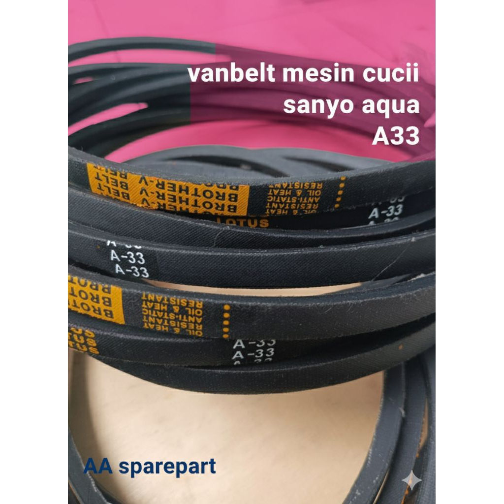 Vanbelt fanbelt van belt mesin cuci sanyo Aqua A33