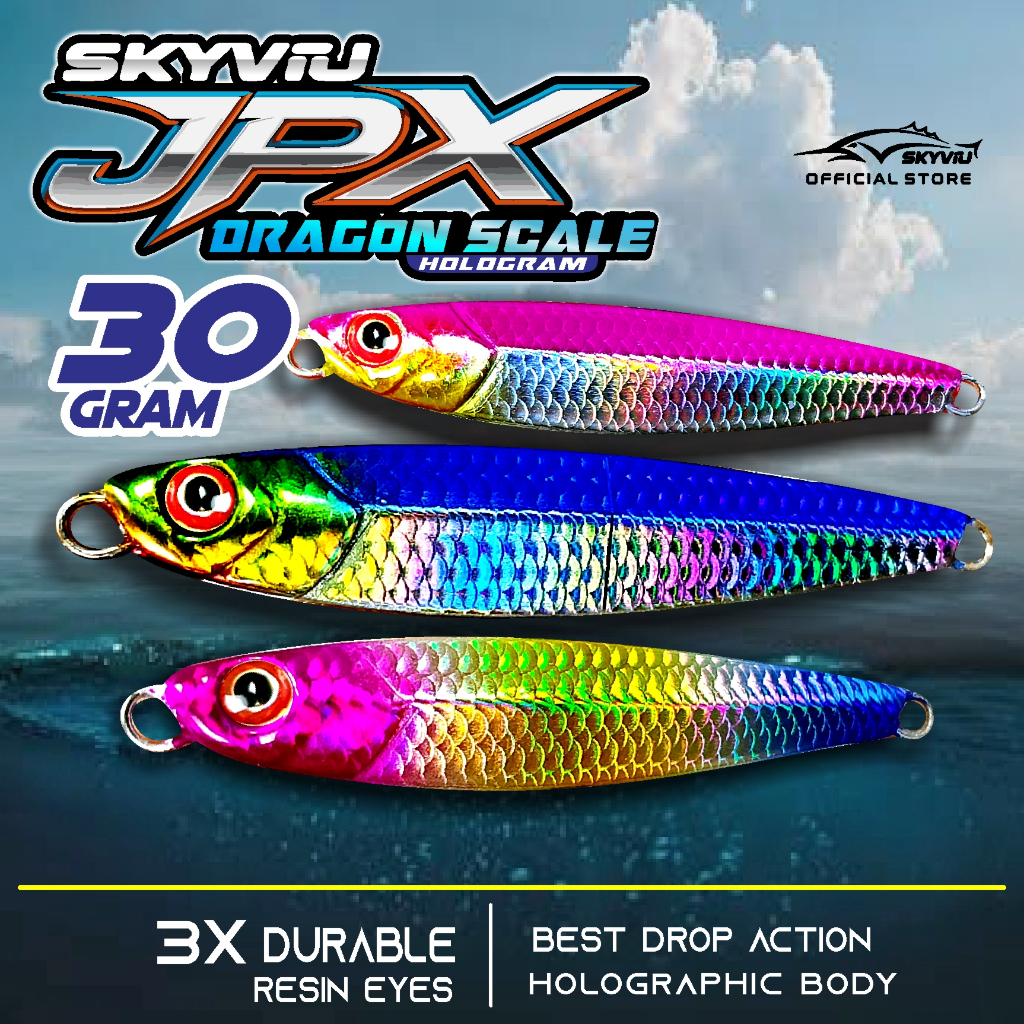 Umpan Metal Jig 30 Gram Casting Jigging Lure Umpan Pancing Laut Murah Killer