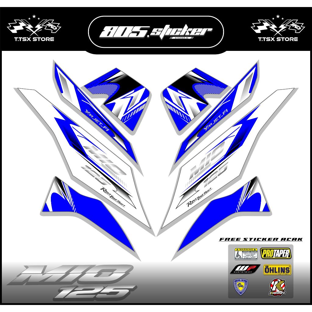 STRIPING MIO M3/STIKER VARIASI MIO 125/STRIPING MOTOR MIO M3 125