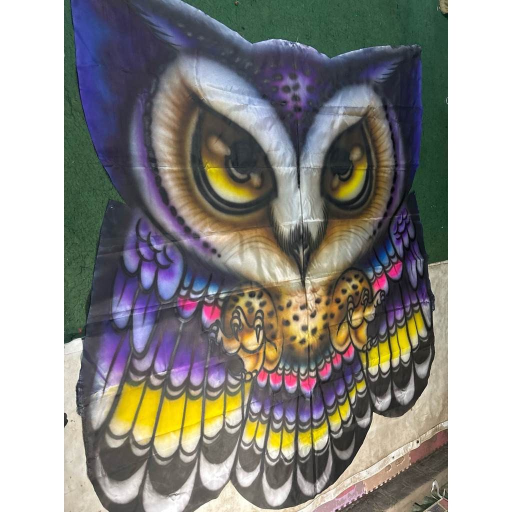 Kain Layangan Celepuk Airbrush 150 x 175