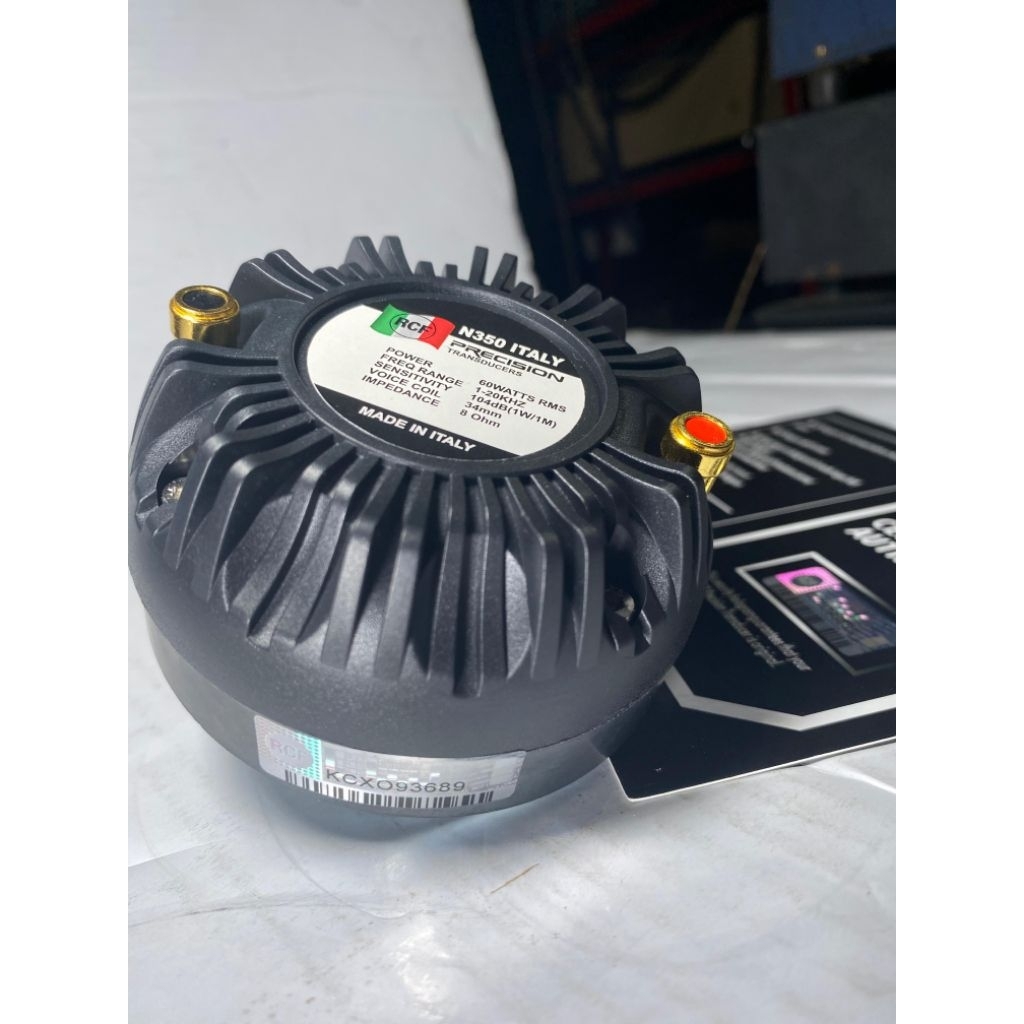 Tweeter RCF N350 MKII/ N350 ITALY DRAT DRIVER TWEETER RCF GRADE A Made in italy
