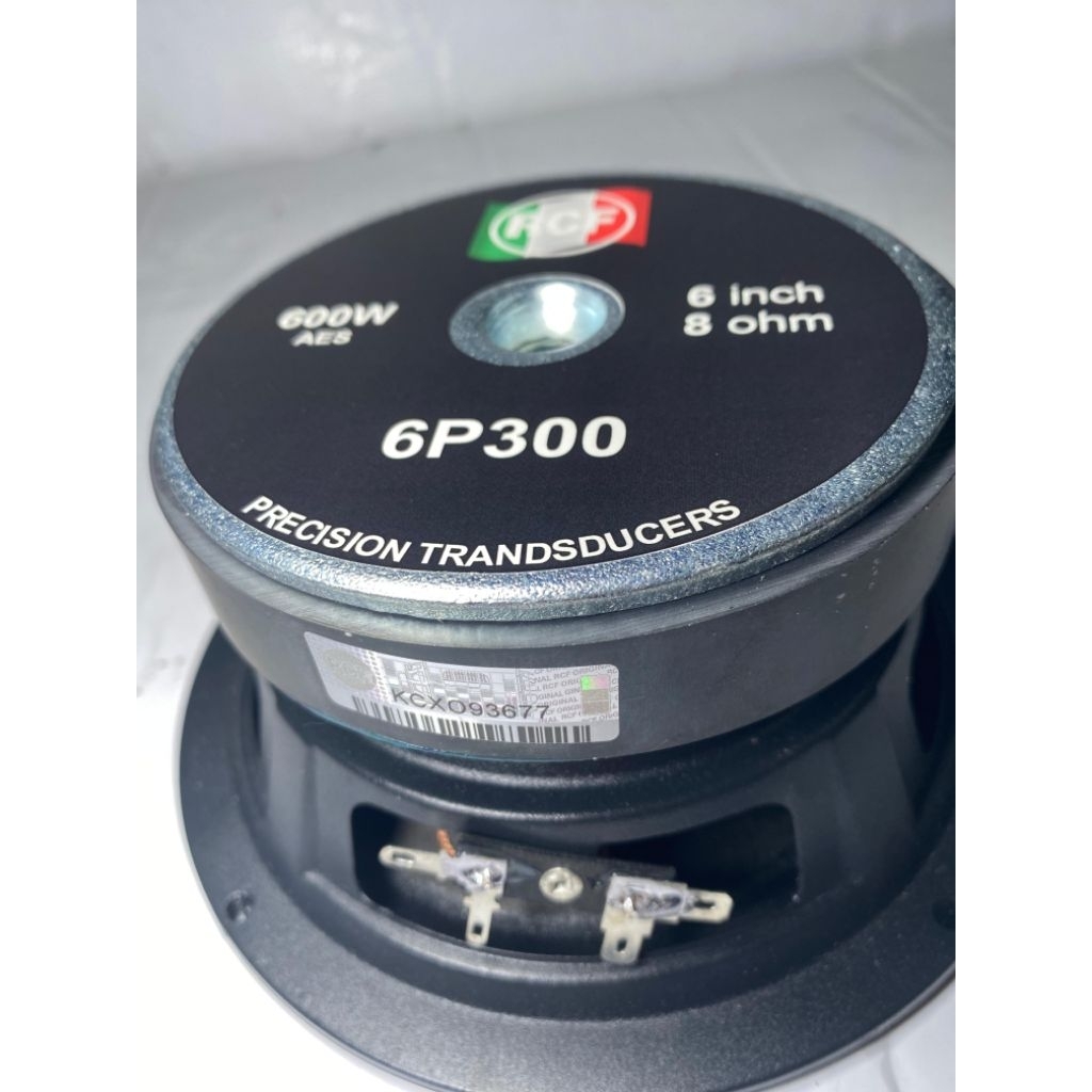 RCF 6P200 SPEAKER KOMPONEN 6 INCH 6P200 DAN P300 MANGNET BESAR 400WATT SPEAKER BALAP