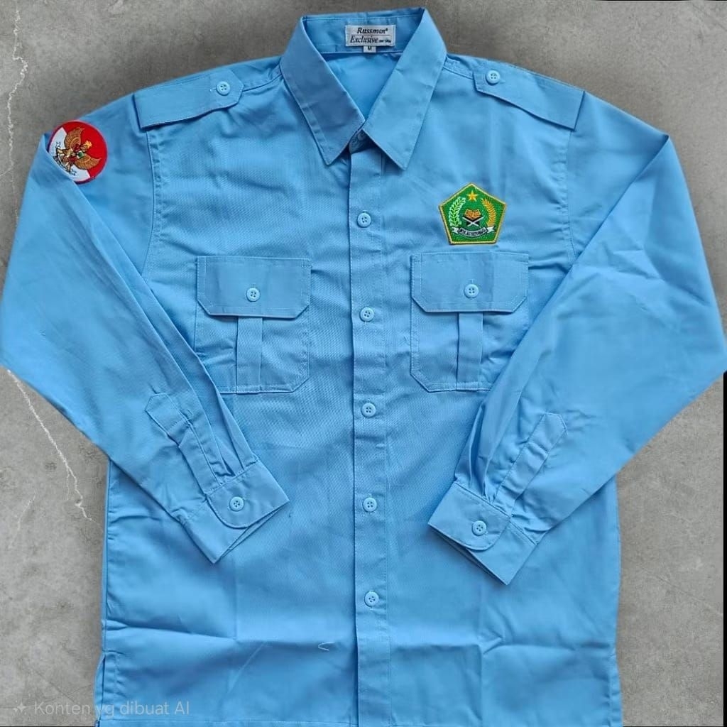 KEMEJA PDH BIRU MUDA KEMENTERIAN AGAMA RI