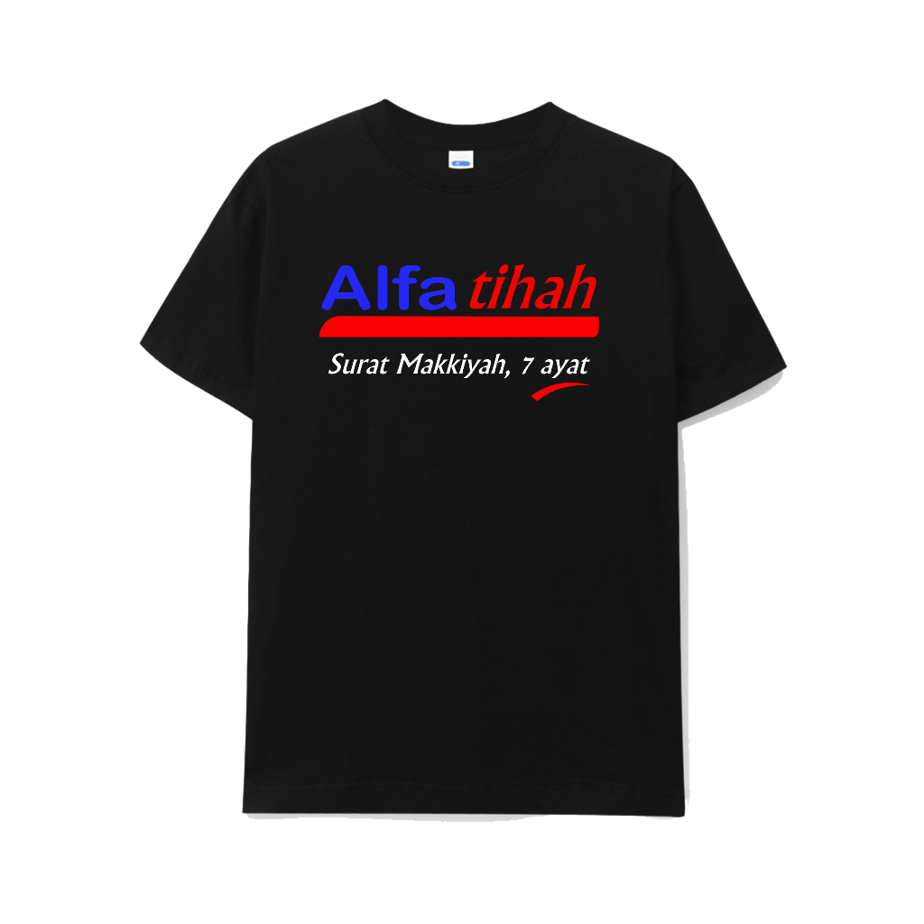 KAOS SKYBLUE BAJU PLESETAN ALFATIHAH ALFAMART 24S - Kualitas Jarum 3rantai ANTI NERAWANG DAN ANTI ME