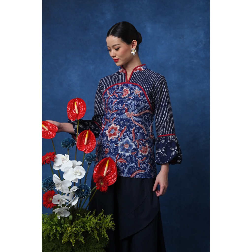 NONA RARA - Kiyovi Encim T4857, Baju Batik Kasual Modern